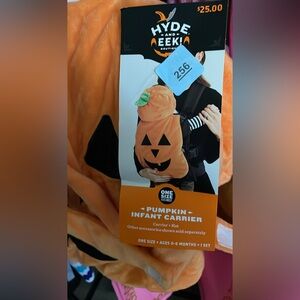 Cozy Pumpkin Infant Carrier Costume